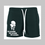 Lenin - To learn, to learn, to learn - plavky s mot&iacute;vom - plavkov&eacute; p&aacute;nske kraťasy s pohodlnou gumou v p&aacute;se a &scaron;n&uacute;rkou na dotiahnutie vhodn&eacute; aj ako klasick&eacute; kraťasy na voľn&yacute; čas